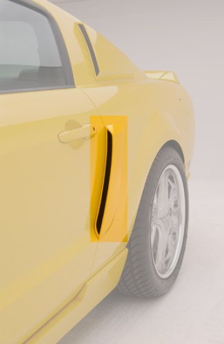 3dCarbon 691019 Ford Mustang 05-09 Quarter Panel Side Scoops
