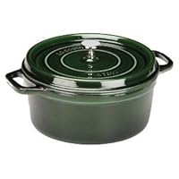 Staub 5.5 Quart Round Cocotte, Basil