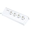 Unitec 47559 Tischsteckdose mit USB 4+ 2, wei�