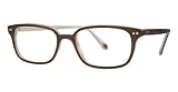 ERMENEGILDO ZEGNA UNISEX SQUARE HORN VZ3558 09WW EYEGLASSES