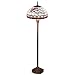 Denver Broncos NFL Stained Glass Floor Lamp