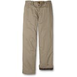 Review   / Flannel Lined Mountain Lodge Khaki