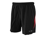Saucony Men's Run Lux II Short, Medium, Black/Strong Red : image