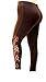 Womens Plus Size Yoga Sport Leggings Pants with Elegant Lace Made in USA 1X-2X-3X