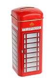 British Heritage Tea- English Breakfast Tea in London Red Telephone Box Money Box