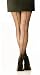 Plus Size Black Cuban Heel Fashion Hosiery by Foot Traffic