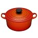 Le Creuset Cast Iron Round Casserole, Volcanic, 18 cm