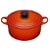 Le Creuset Cast Iron Round Casserole, Volcanic, 18 cm