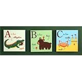My First ABC Canvas Wall Art Set of Three