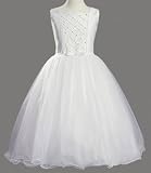 Shantung Communion Dress With Rhinestone Accents 6