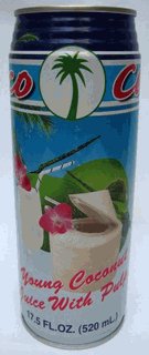 Coconut Juice with Pulp - Rico Coco Coconut - Tall 17.5 oz by Rico Coco