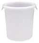Rubbermaid Commercial Products FG572400WHT 8-Quart Round Storage Container