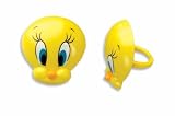 Tweety Bird Cupcake Ring Toppers - 12ct