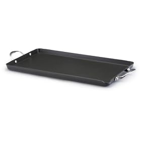 KitchenAid Gourmet Reserved 18-Inch by 10-Inch Double Burner Griddle, Black by KitchenAid