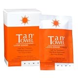 TanTowel Look Good Naked Self-Tan Towelette Plus For Face & Body: Medium to Dark