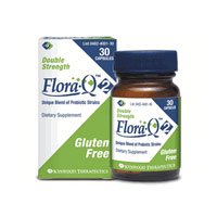 Flora-Q 2 Double Strength Unique Blend of Probiotic Dietary Supplement Capsules - 30 ea