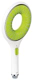 Rainshower Icon Handbrause moon white/eco green 1 Strahlart Rain Eco Funktion mit Winkeladapter f&uuml;r Montage an Brauseschlauch