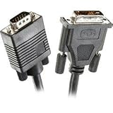 6' DVI-Analog Male To VGA HD15M Adapter/Cable