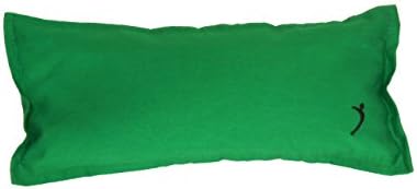 Lavendar &amp; Flax Seed Silk Yoga Hot / Cold Eye Pillow - Green
