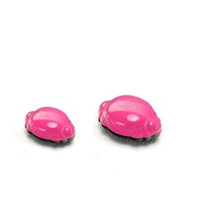 Knot Genie 2 Pack; Bundle of 1 Full Size Knot Genie with 1 "Teeny Genie" Detangling Brush