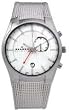 Skagen #853XLSSC Stainless Steel Mesh Band GMT Alarm Watch
