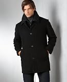 Calvin Klein Big & Tall Bravo Short Wool/Cashmere Overcoat