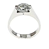 316L Stainless Steel Ring with CZ STONE