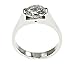 316L Stainless Steel Ring with CZ STONE