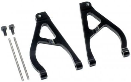 GPM Racing #MST057BK Aluminum Rear Upper Arm - 1pr Black for Traxxas 1/16 Mini Summit