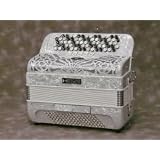 PIGINI アコーディオン Primavera botton  White