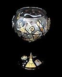 Man-O-Man Design - Hand Painted - Goblet - 12.5 oz.