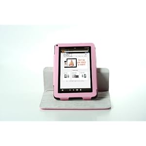 Rotating Pink Kindle Fire Case Rotating Pink Kindle Fire Case