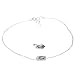Sterling Silver Faith Nameplate Anklet and Toe Ring Set