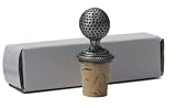 Golf Ball Shape Stopper w/cork In A White Box