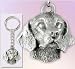   - Beagle 3D Pewter Keychain for Real Dog People