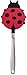 Tovolo Spatulart Ladybug Nylon Flex Turner, Stainless Steel Handle, Dishwasher Safe, Heat-Resistant to 400ᴼF