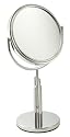 Chrome Vanity Shaving Mirror 5x Magnification