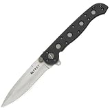 Columbia River Knife And Tool M16-01Z EDC (Every Day Carry) 3-inch Zytel Grey Folding Knife with Autolawk and Spear Point Razor Edge Blade, 7.125-inch Total Length