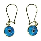 14K GOLD Evil Eye Earings