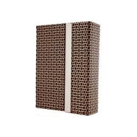 Flashpoint Overlapping Self Adhesive Album, Holds 20 8 x 10 Photos, with Magnetic Flap, Color: Iron Gold