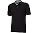 adidas Golf Men's Climacool 3 Stripes Polo Shirt, Black/White/Vista Grey, Medium