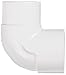 Spears 409 Series PVC Pipe Fitting, 90 Degree Elbow, Schedule 40, 3/4