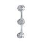 14k White Gold 0.26 Ct Diamond Pendant