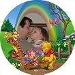 Custom Photo Plate - Winnie The Pooh & Friends Photo Plate - Customize Your Winnie The Pooh Plate With Your Favorite Photo