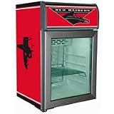 Texas Tech Red Raiders Logo Refrigerated Glass Door Cooler