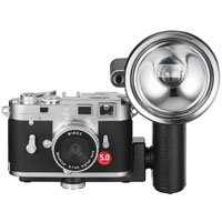 Minox DCC Classic Digital Camera, 5 Megapixel, 4x Digital Zoom, 1.5" LCD Monitor and SD Memory Card with the Minox Flash for the Classic Series Minature Cameras, Guide Number 8, ISO 100.