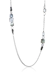 Kenneth Cole New York "Shell Brilliance" Geometric Shell Long Necklace, 37"