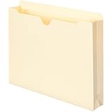 Smead File Jacket, Reinforced Straight-Cut Tab, 2" Expansion, Letter Size, Manila, 50 per Box (75560)