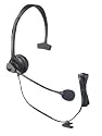 Panasonic Hands-Free Headset with Comfort Fit Headband For The Panasonic KX-TGA740B - KX-TG7431B - KX-TG7432B - KX-TG7433B & KX-TG7434B Dect 6.0 Black Cordless Phone with Answering Machine and ChoiceMail