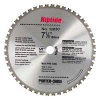 Porter Cable 12830 Riptide 7-1 4-Inch 48 Tooth ATB Metal Cutting Saw Blade with 5 8-Inch and Diamond Knockout Arbor for Blade-Right Saws